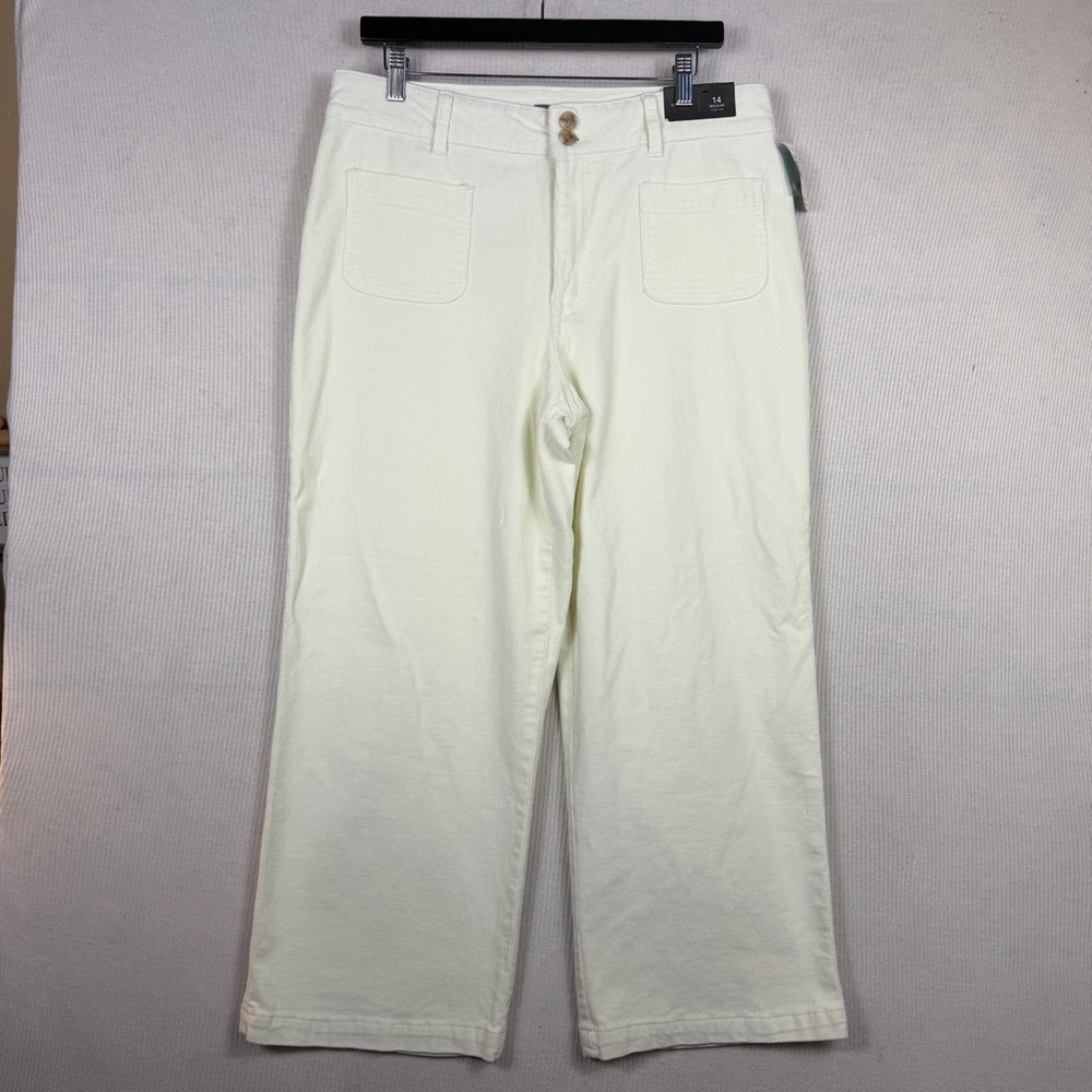 NWT Maurices Wide Leg High Rise Corduroy Pants Size 14